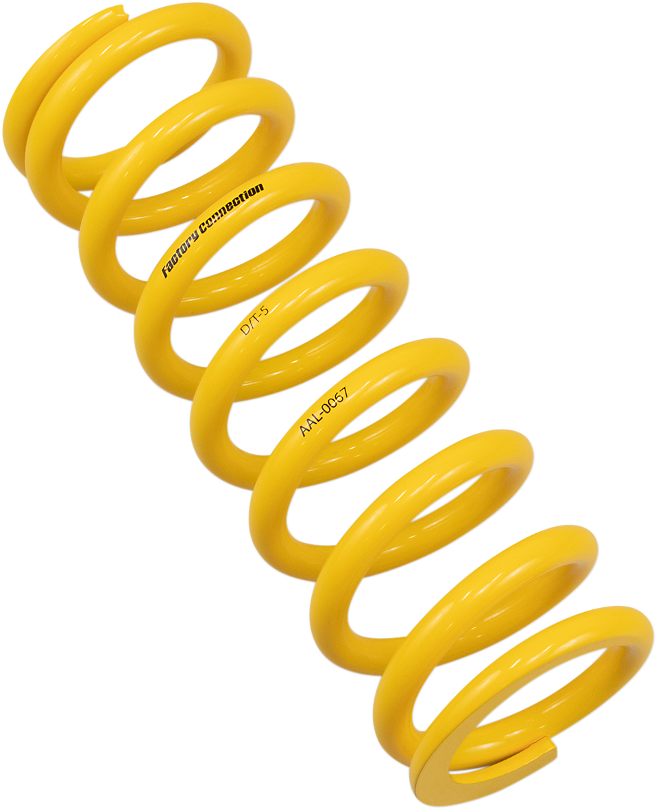 Factory connection Shock Spring - Rear - Spring Rate 375 lb/in Honda/Kawasaki/Suzuki