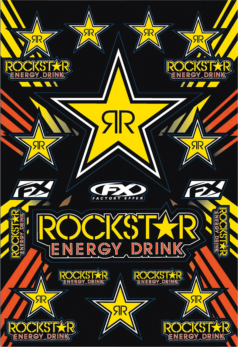 Factory Effex Rockstar Sticker Sheet