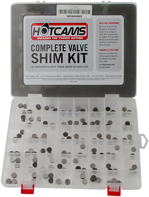 Hot cams Valve Shim Kit - 8.90 mm O.D. - KTM KTM