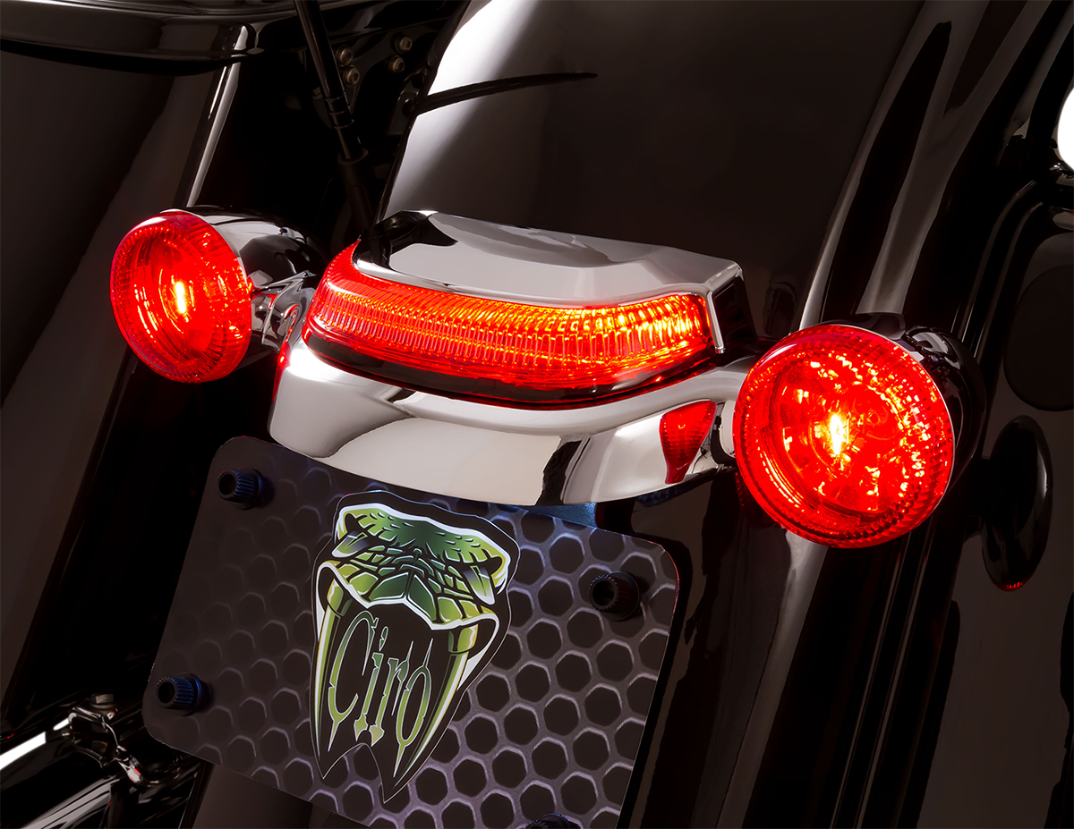 Ciro Crown Tail Light For Harley Touring 2014-2025