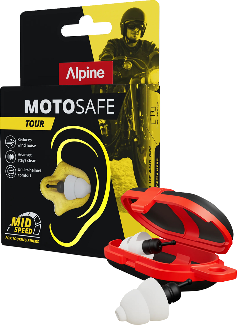 ALPINE HEARING PROTECTION MotoSafe Tour Earplugs