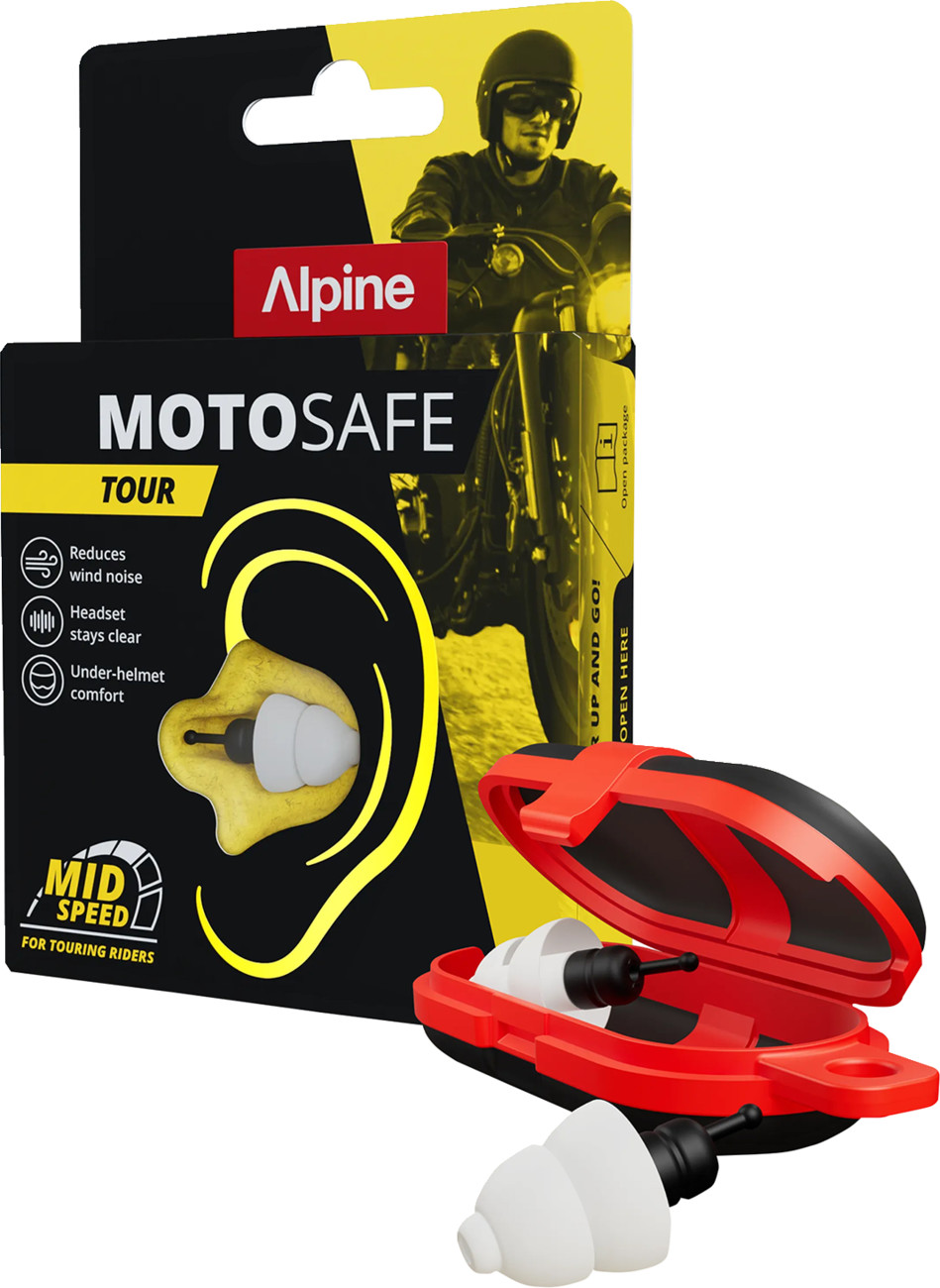 ALPINE HEARING PROTECTION MotoSafe Tour Earplugs