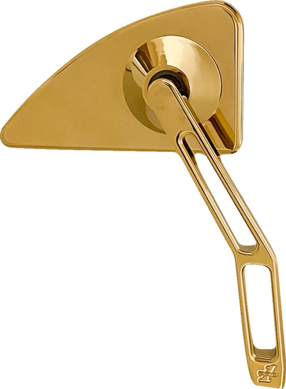 Pro-One Mini Tear Drop Billet Mirror With V2 Cut Out Stem