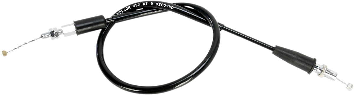 Black Vinyl Throttle Cable