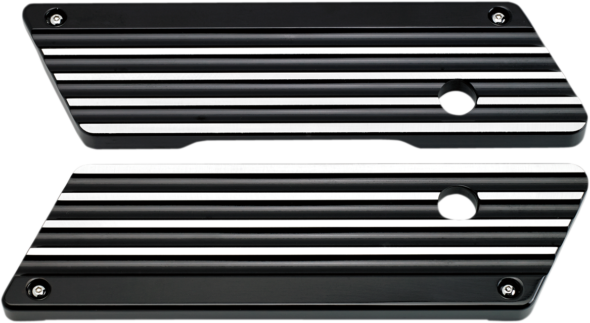 JOKER MACHINE Finned Saddlebag Latch Covers