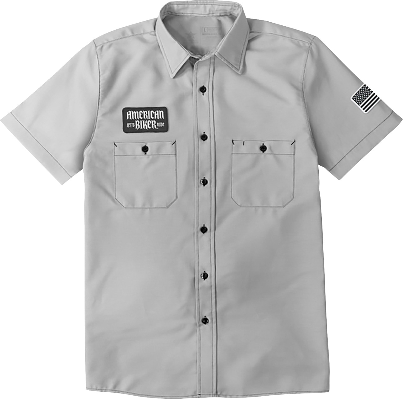 Biker Sam Contrast Stitch Shop Shirt
