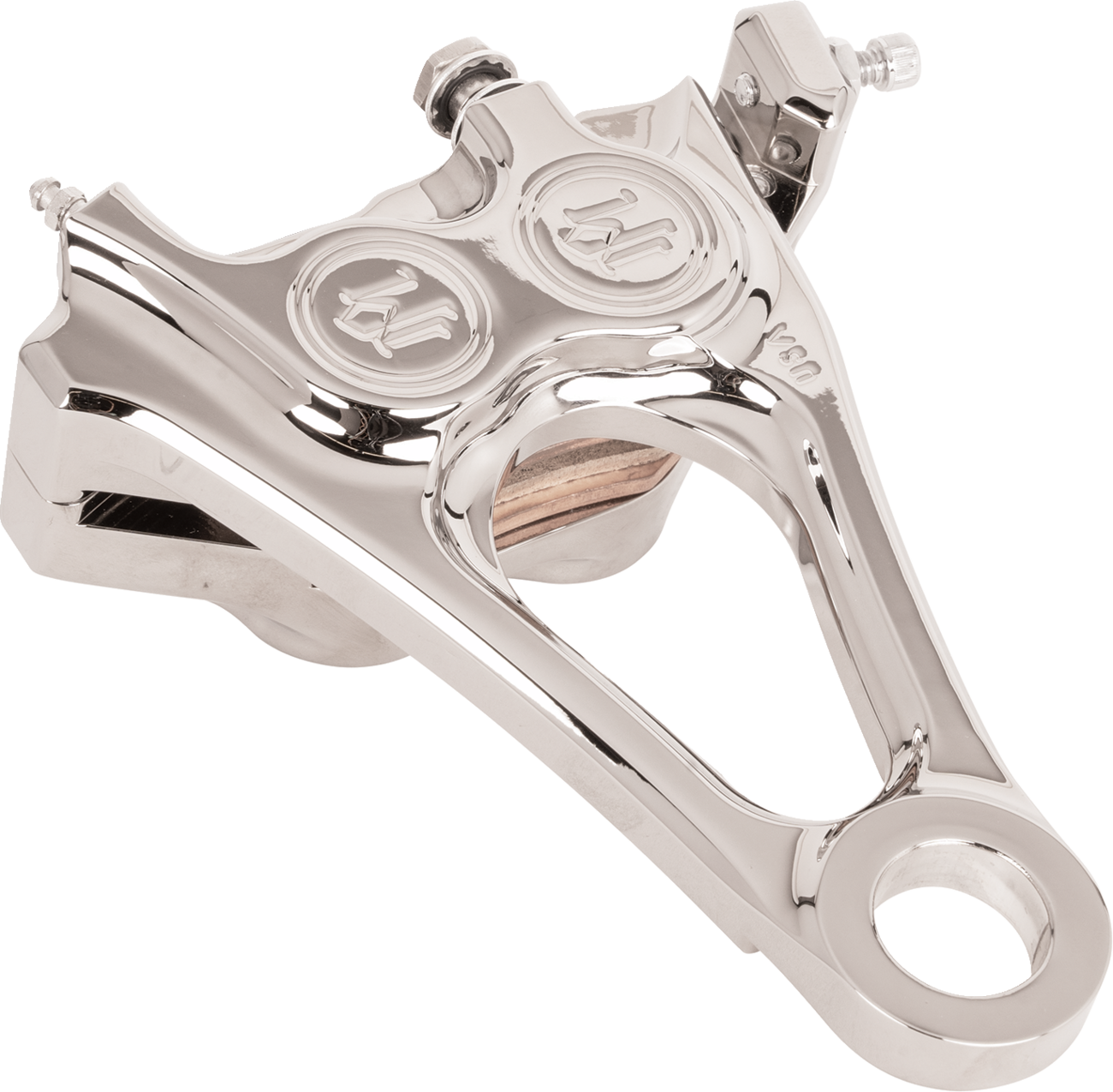 Performance Machine Integrated Four-Piston Rear Caliper For Harley M8 Softail 2018-2025