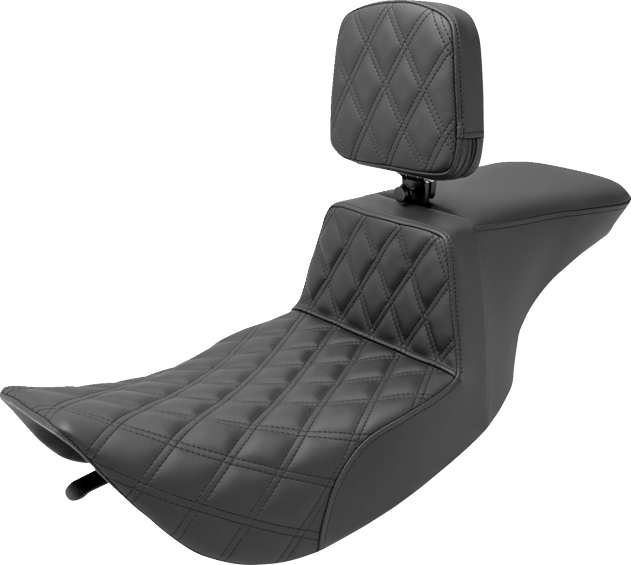 Saddlemen Tour Step-Up LS Lattice Stitch Seat For Harley FLHX / FLHR 1997-2007