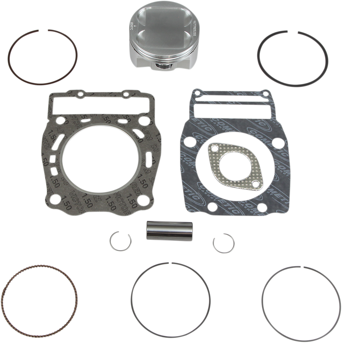 WISECO High-Performance Piston Kit with Gaskets for 4-Stroke