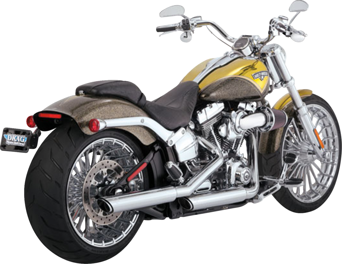 VANCE & HINES 3" Twin Slash Slip-On Mufflers