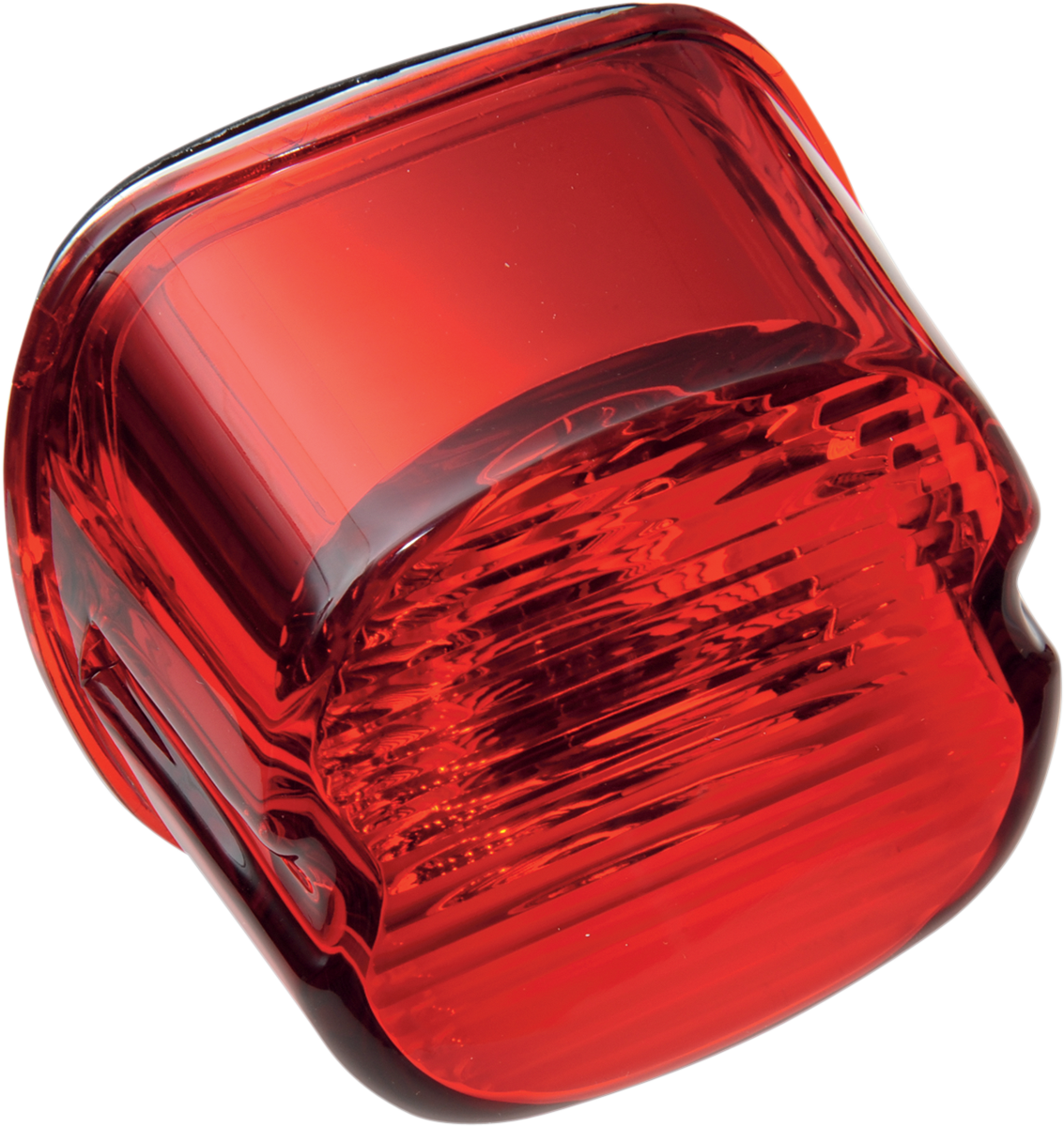 Drag specialties Laydown Taillight Lens - Red Harley Davidson