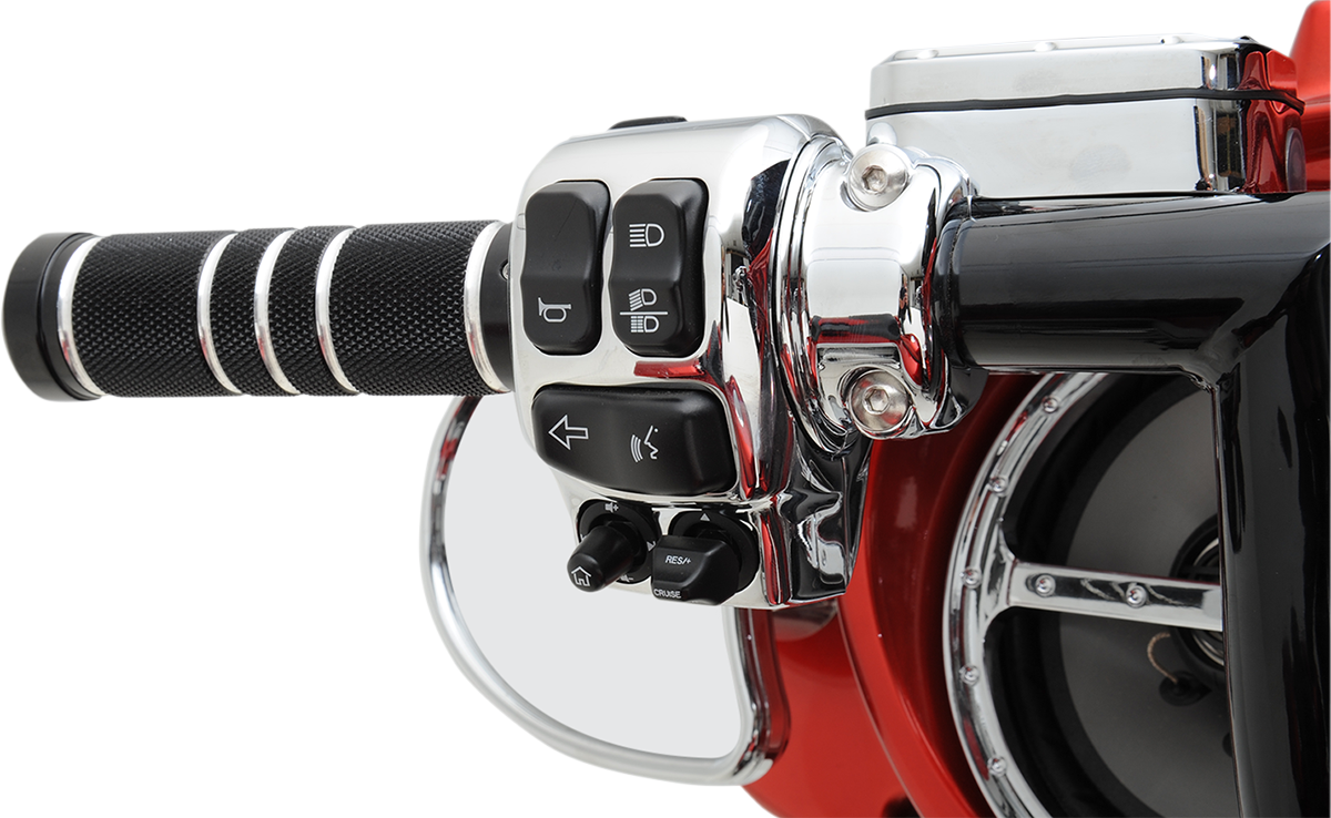 Drag specialties Handlebar Switch Housing Kit - Chrome Harley Davidson