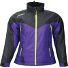 WOMENS PIVOT 7 INSULATED JACKET - BLACK/PURPLE