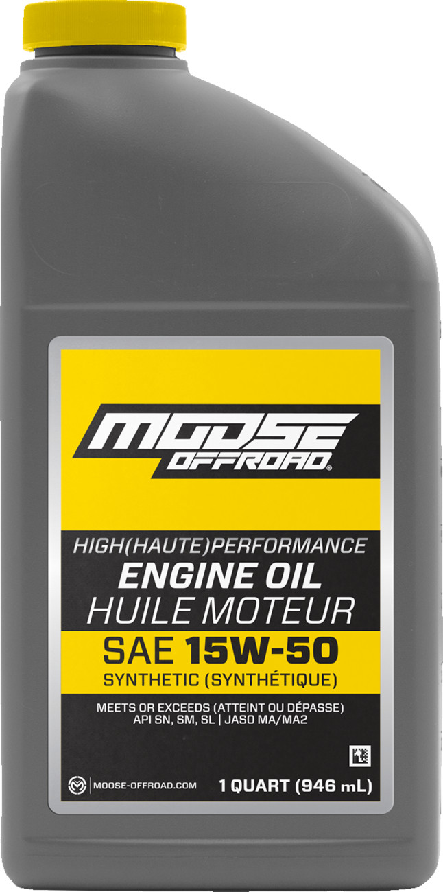 Moose Racing 15W-50 Synthetic Engine Oil