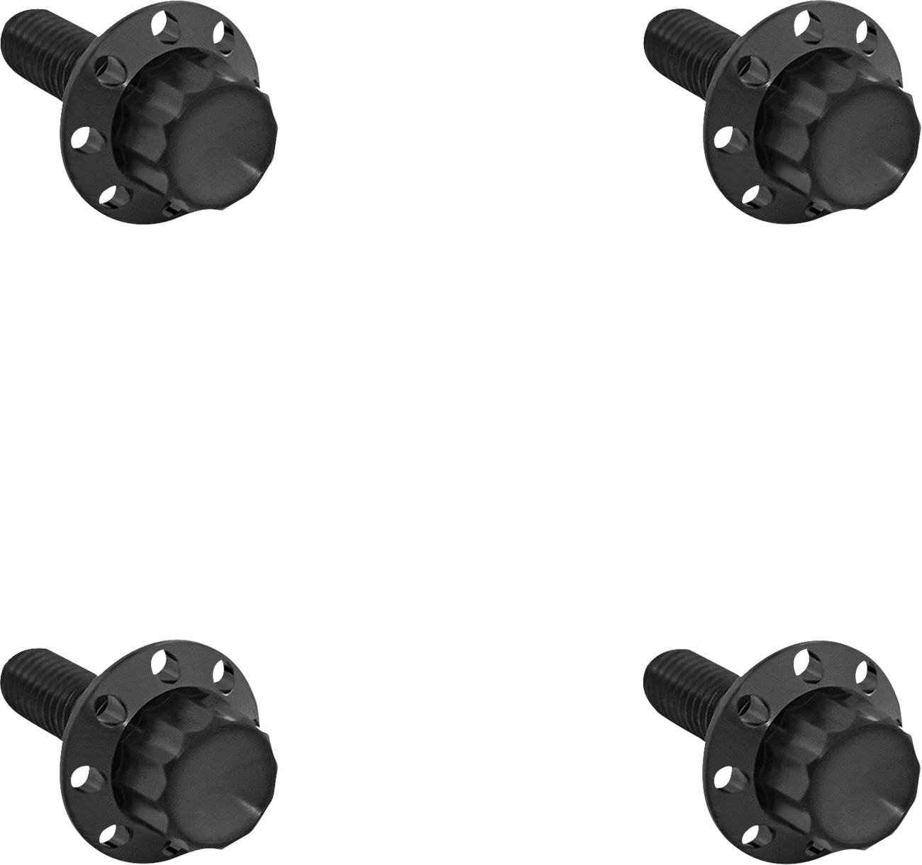 Arlen Ness 12-Point Titanium Windshield Hardware Kit For Harley FLHX 2023-2026