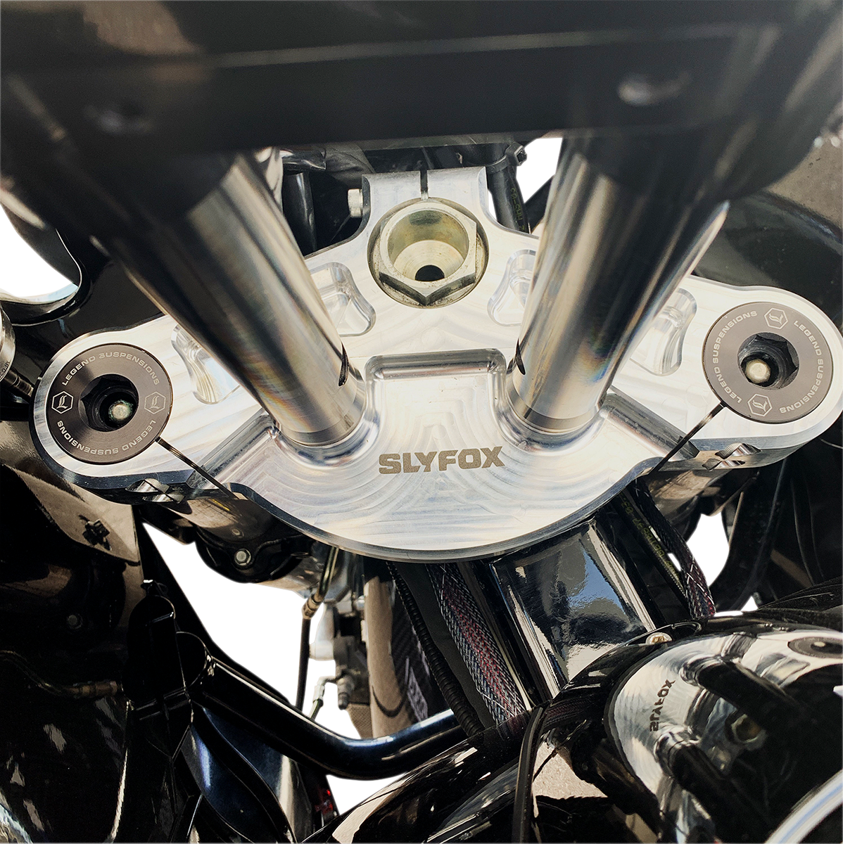 SlyFox Performance 49mm Upper Triple Clamp For Harley Touring