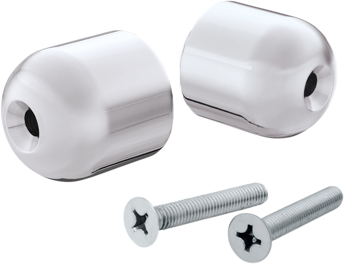 Show chrome Bar End Weights - Can-Am