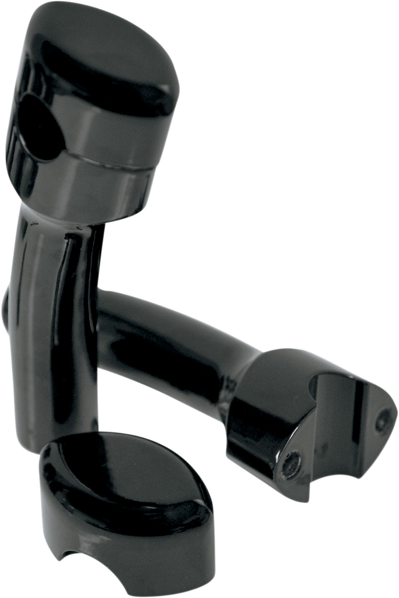 La choppers Hefty Smooth Handlebar Risers for 1-1/4" Handlebars - Pullback - 5-1/2" - Black Yamaha/Kawasaki/Honda/Suzuki
