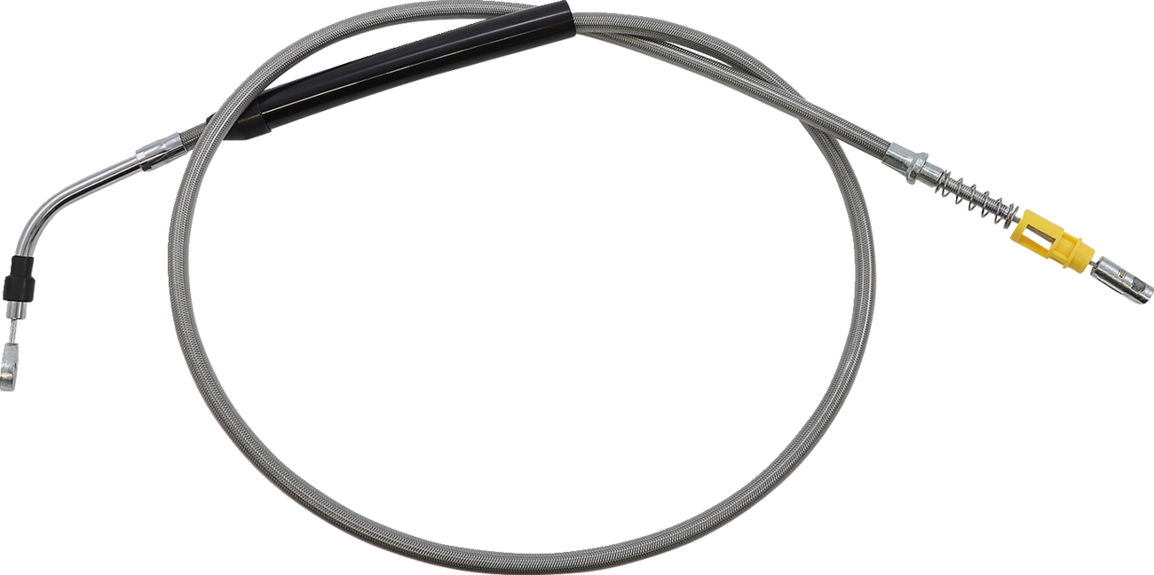 La choppers Stainless Steel Braided Clutch Cable - 18"-20" Ape Hangers - '21-'22 FLH Harley Davidson