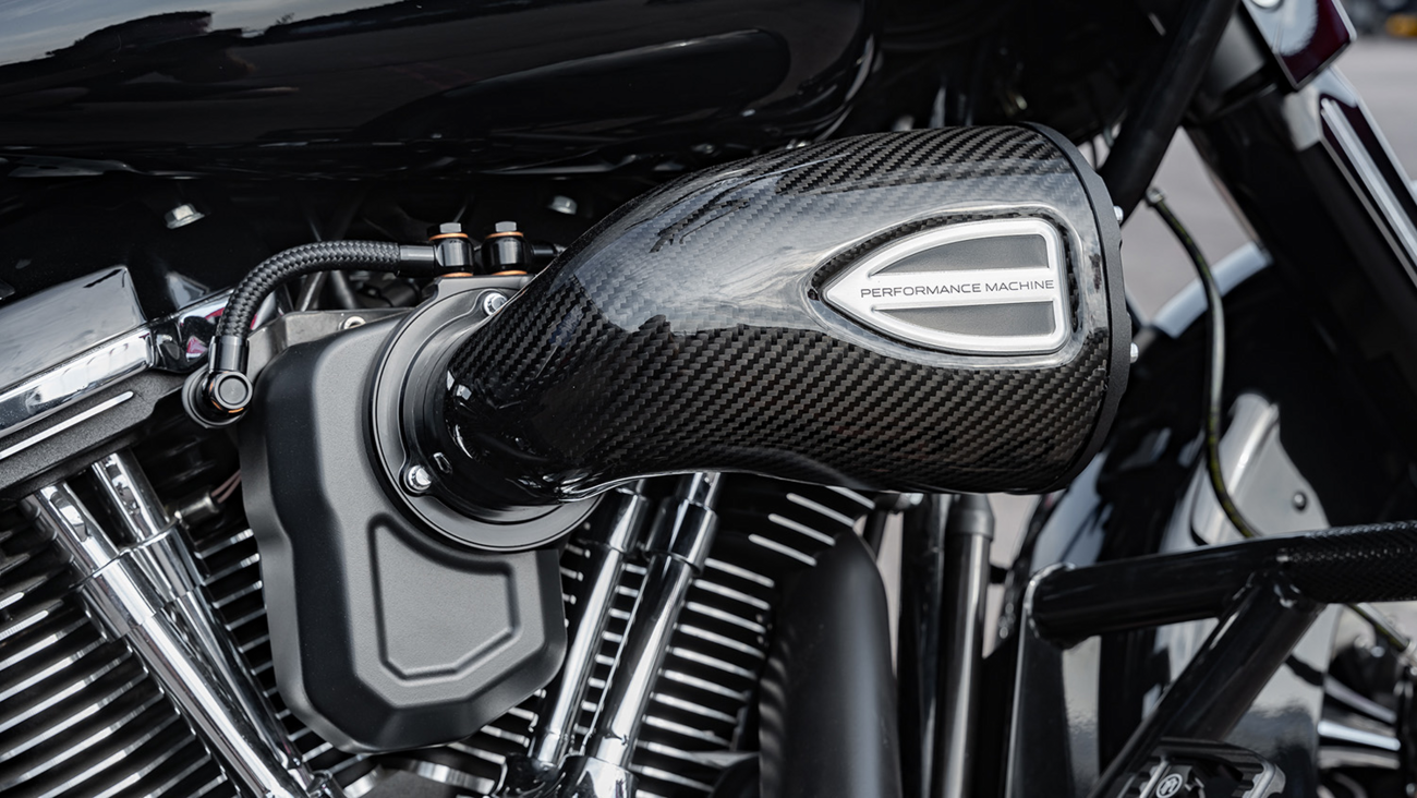 Performance Machine C4 Carbon Air Cleaner For Harley Milwaukee-Eight 2017-2025
