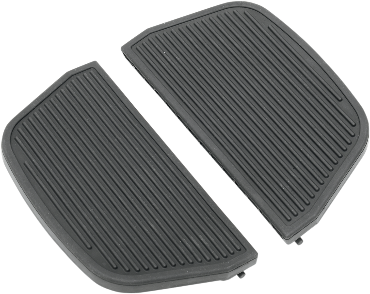 Drag specialties Floorboard Inserts - Passenger - Black Harley Davidson