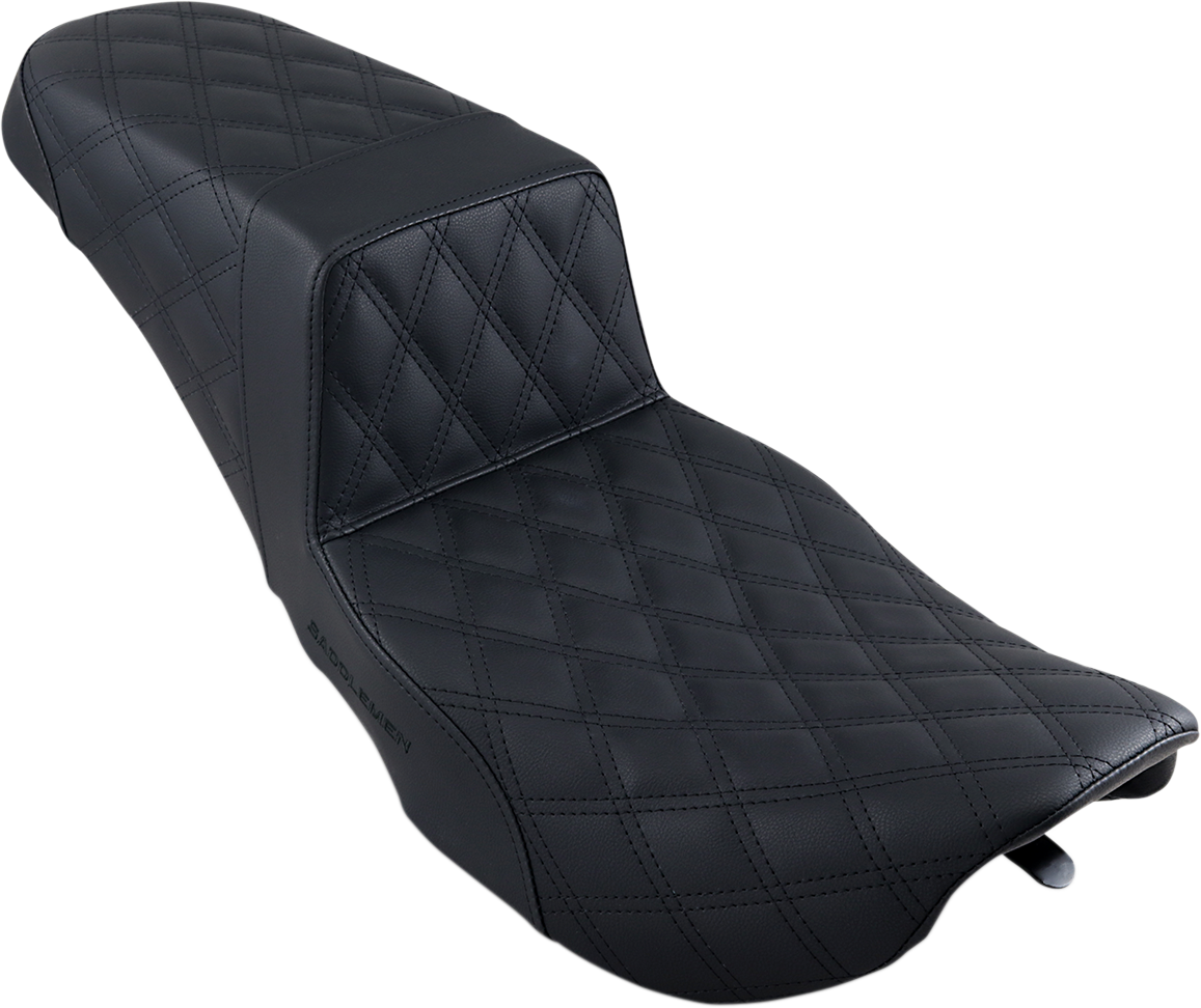 Saddlemen Step-Up LS Lattice Stitch Seat For Harley FLHR / FLHX 1997-2007