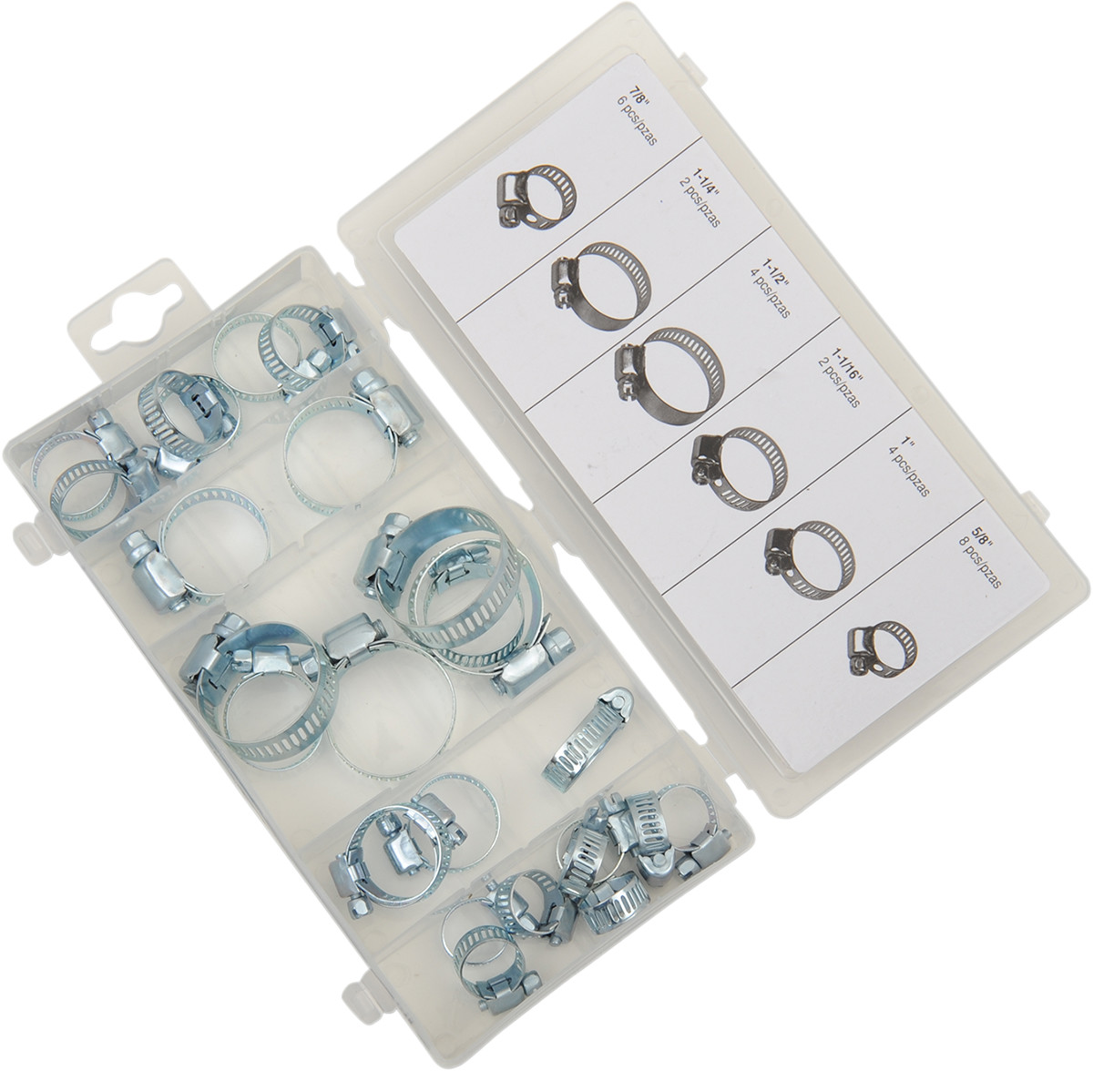 PERFORMANCE TOOL 26-Piece Hose Clamp Assortment