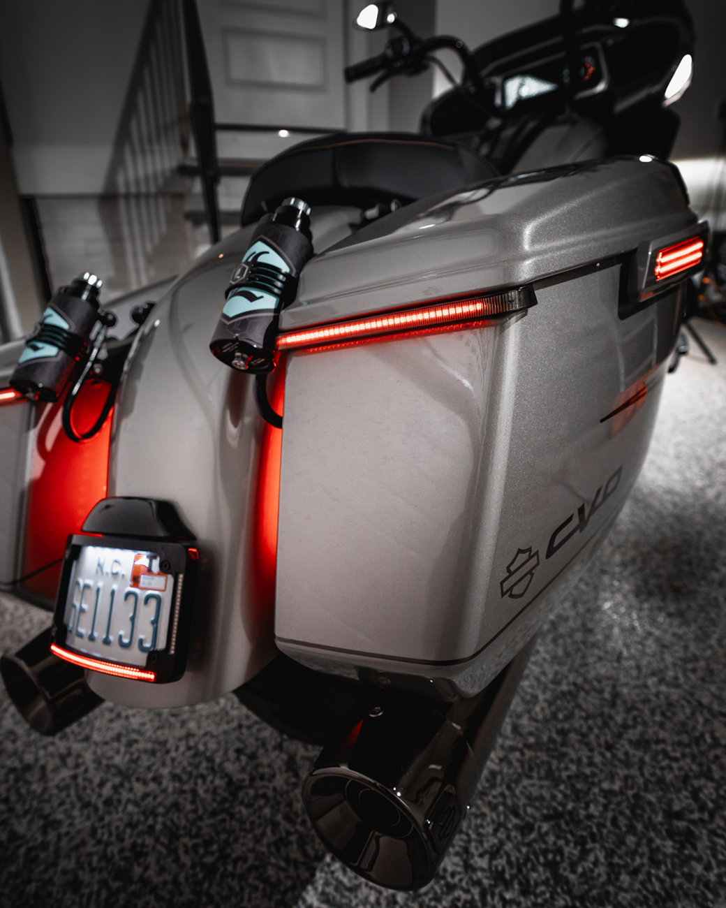 Custom Dynamics LED Low-Profile Bagz Accent Lights For Harley FLHX / FLTRX 2023-2025
