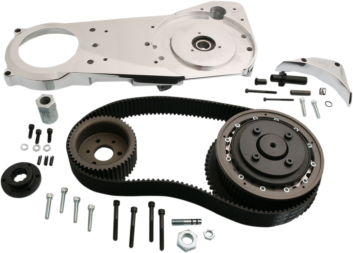 Belt drives ltd. 2" SS Belt Drive Without Cover Harley Davidson