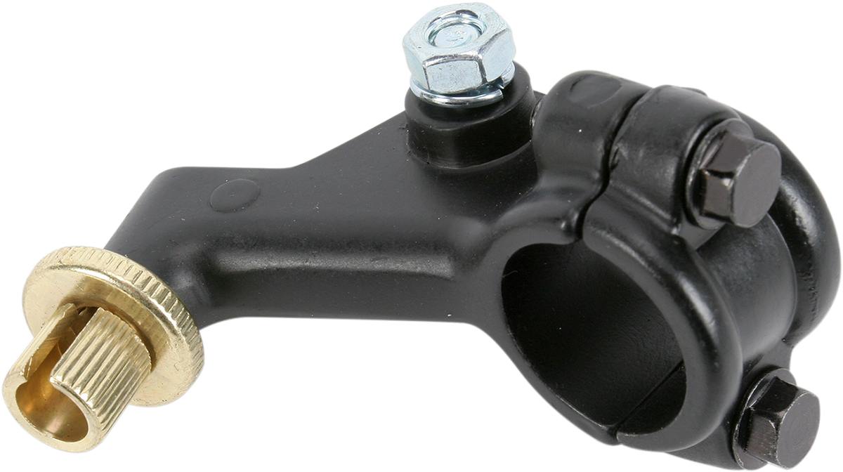 PARTS UNLIMITED Two-Piece Black Lever Holder