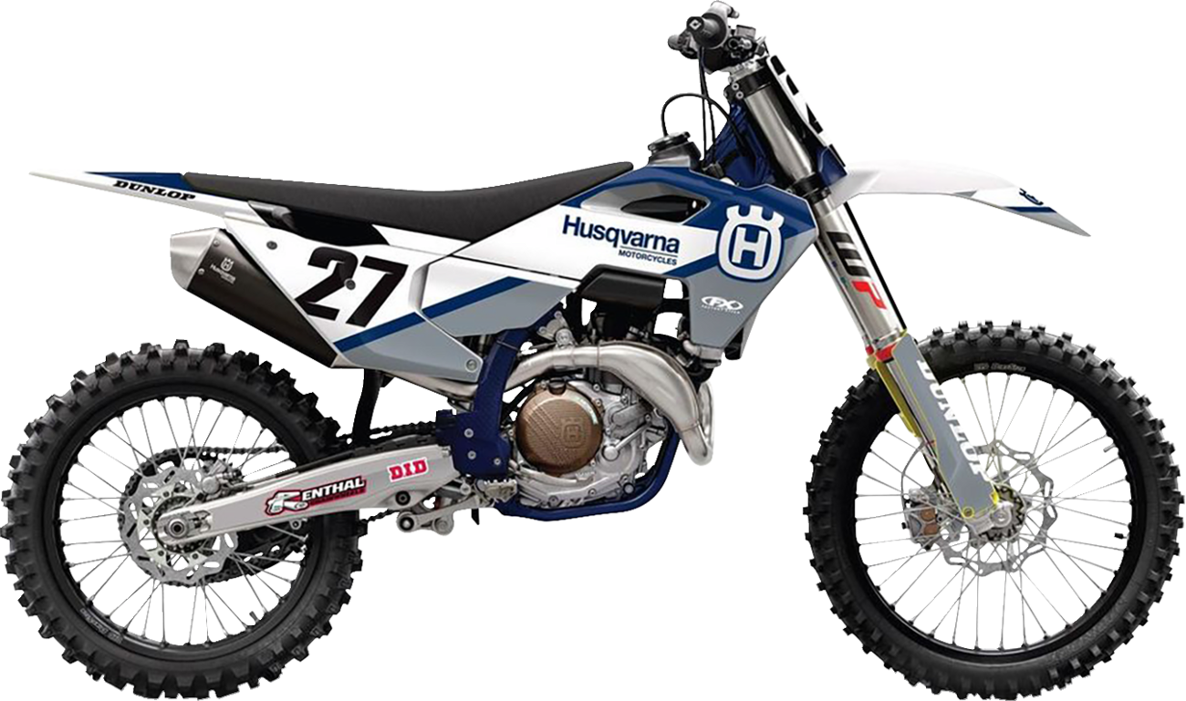 Factory Effex EVO 21 Shroud / Airbox Graphics Kit Husqvarna 125cc-501cc 2022-2025