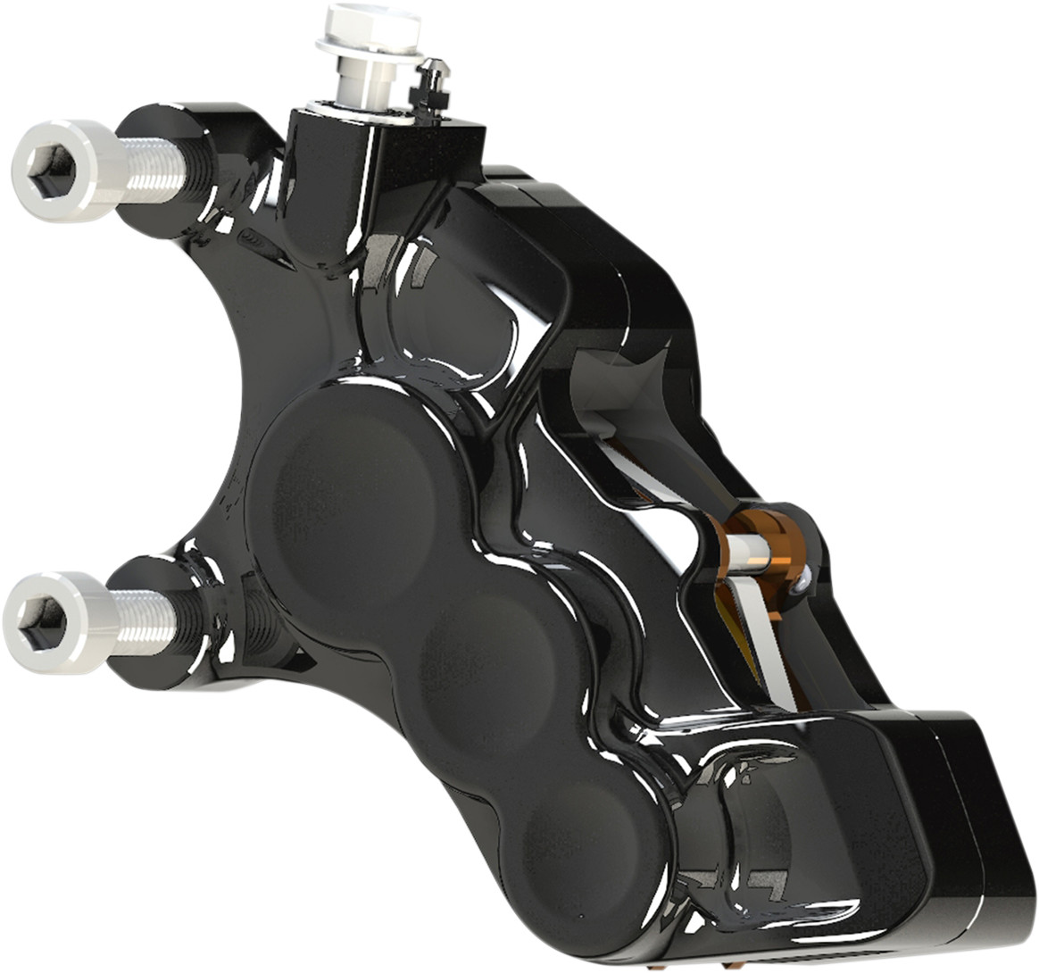 Arlen Ness Front 6 Piston Differential Bore Caliper For Harley With 11.8" Rotors 2006-2026