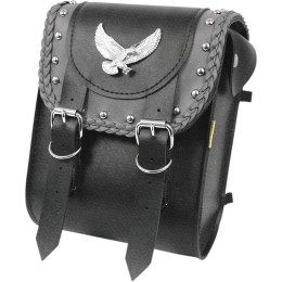 GRAY THUNDER STUDDED SISSY BAR BAG GRAY THUNDER STUDDED SISSY BAR BAG