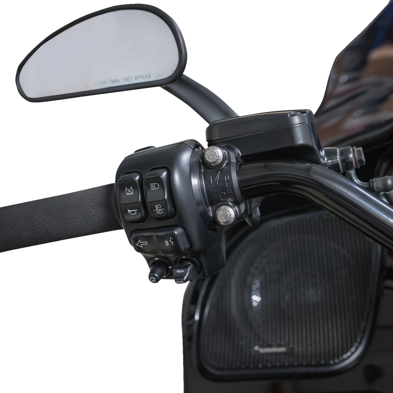 Thrashin Supply Speedway Perch Clamp For Harley 1996-2025