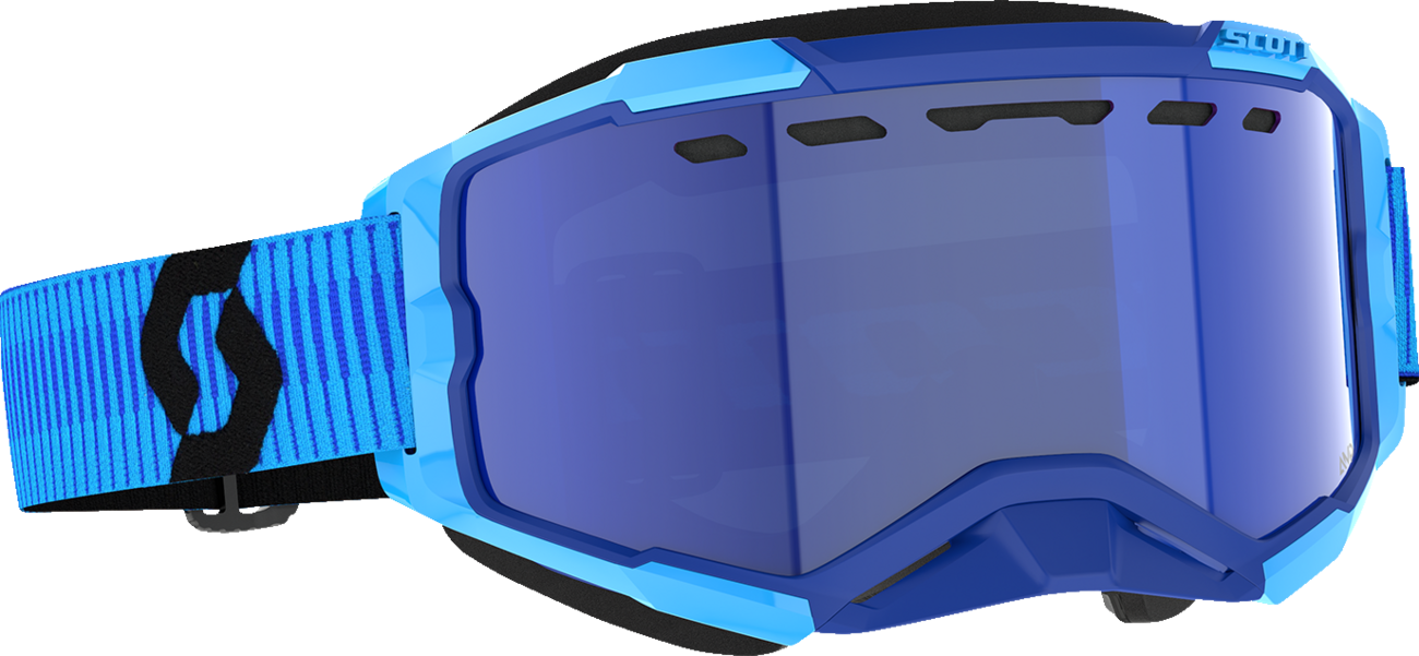 Scott Fury Snow Cross Goggles - Enhancer Chrome Lens