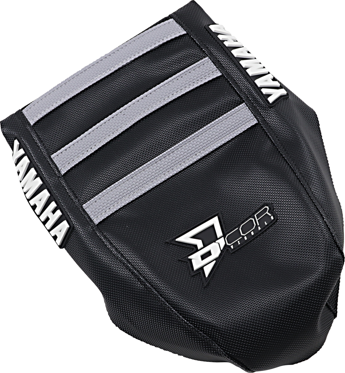 D'cor visuals Seat Cover - Black/Gray - YZ '02-'21 Yamaha