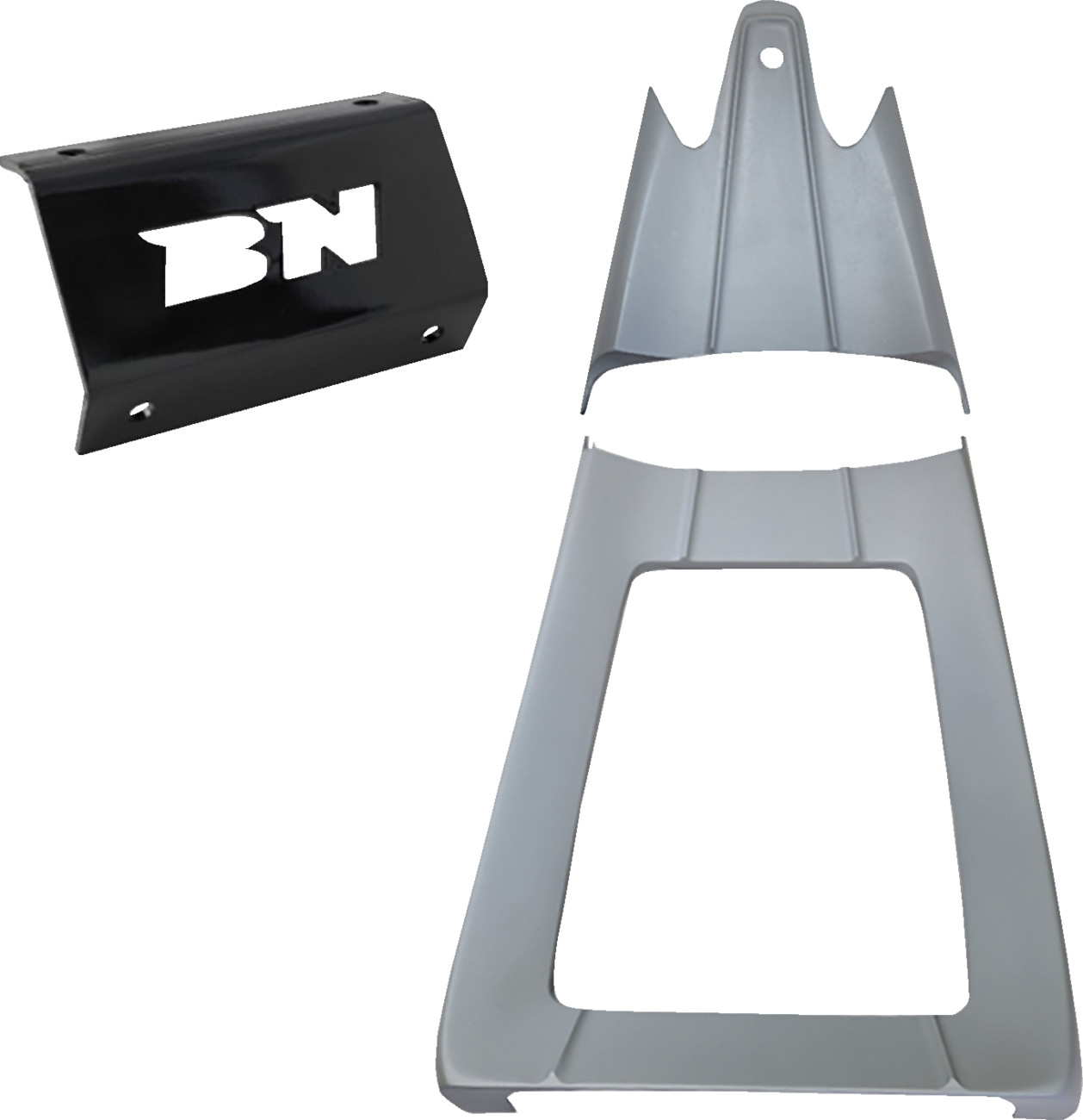 Paul Yaffe Swoop Chin Spoiler For Mini Monkey Engine Guards For Harley Touring 2017-2025