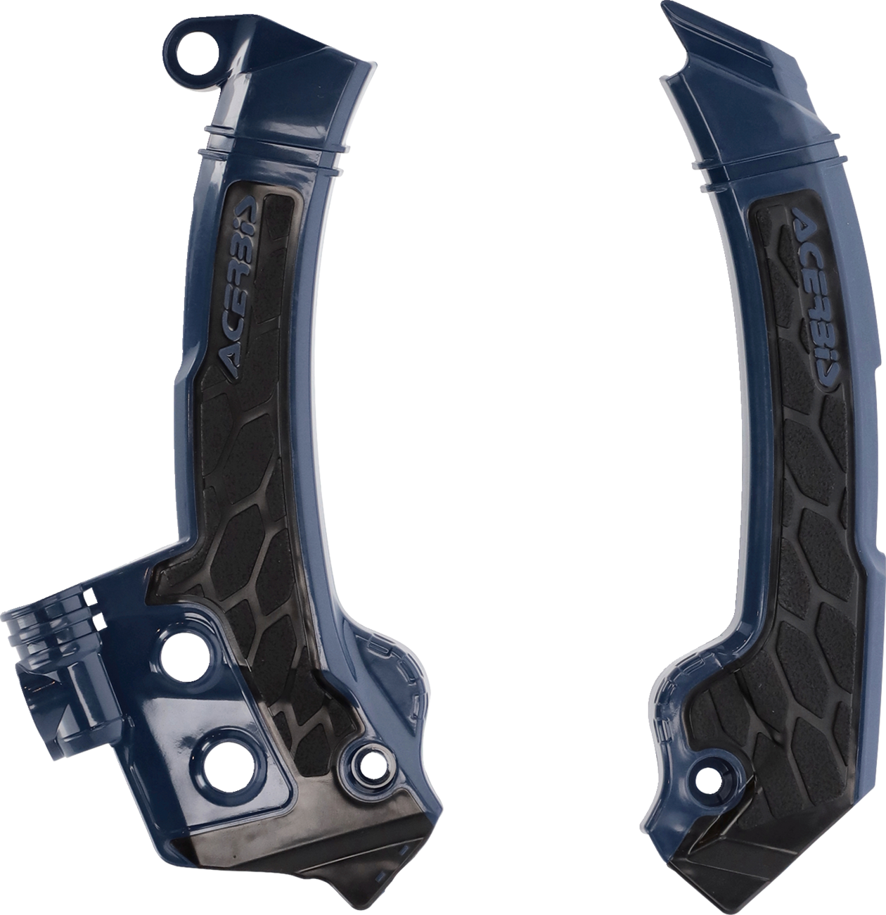 Acerbis X-Grip Frame Guards - Blue/Black - Husqvarna