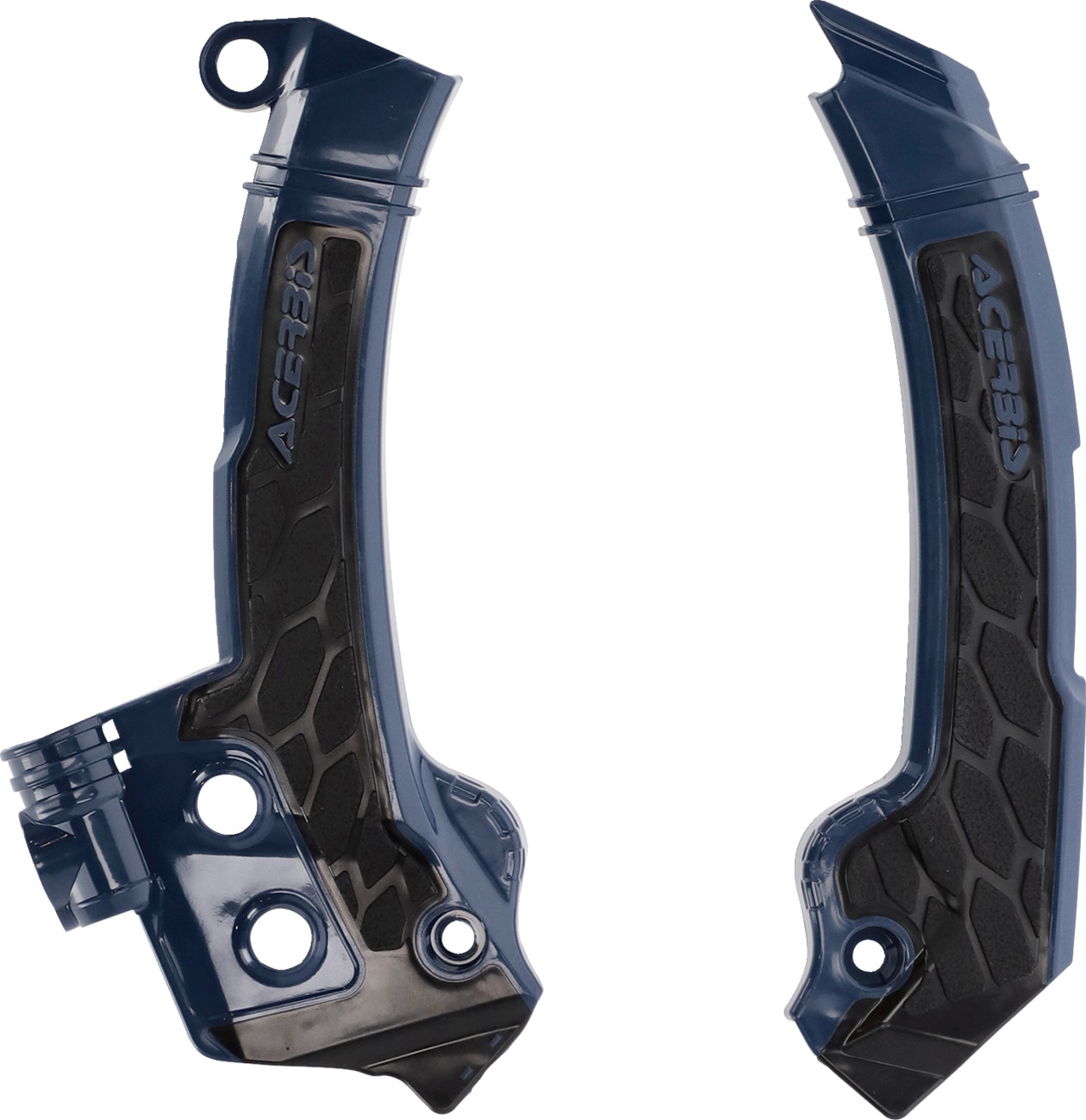 Acerbis X-Grip Frame Guards - Blue/Black - Husqvarna