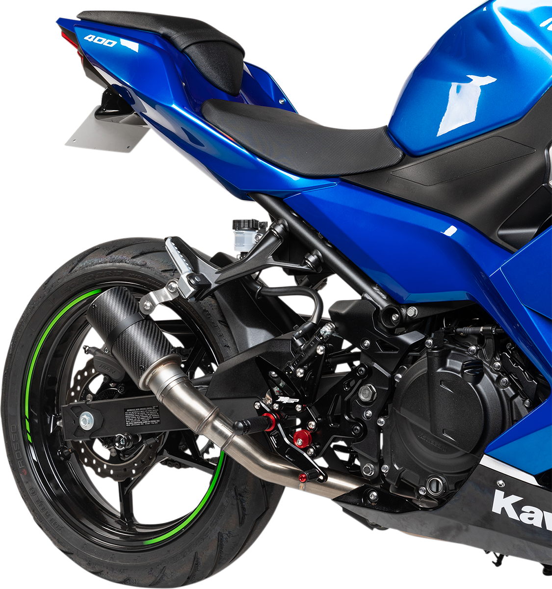 Mgp Carbon Fiber MGP Stinger Slip-On 2018-2023 Kawasaki EX400 Ninja 400 / 2022-2023 Kawasaki EX400 Ninja 400 ABS KRT Edition / 2018-2023 Kawasaki EX400 Ninja 400 ABS