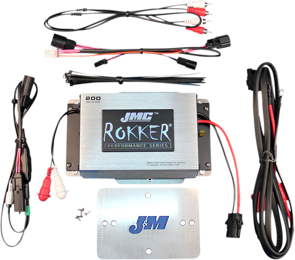 J & m JMC ROKKER® 200 W 2-Channel Amplifier Kit