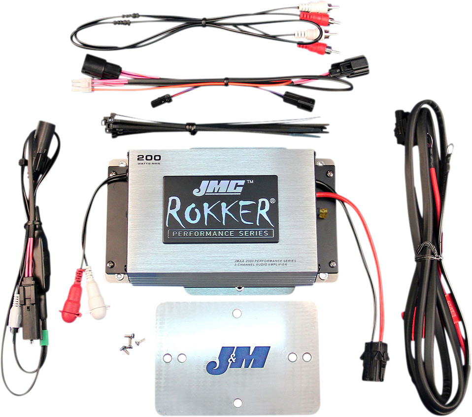 J & m JMC ROKKER® 200 W 2-Channel Amplifier Kit