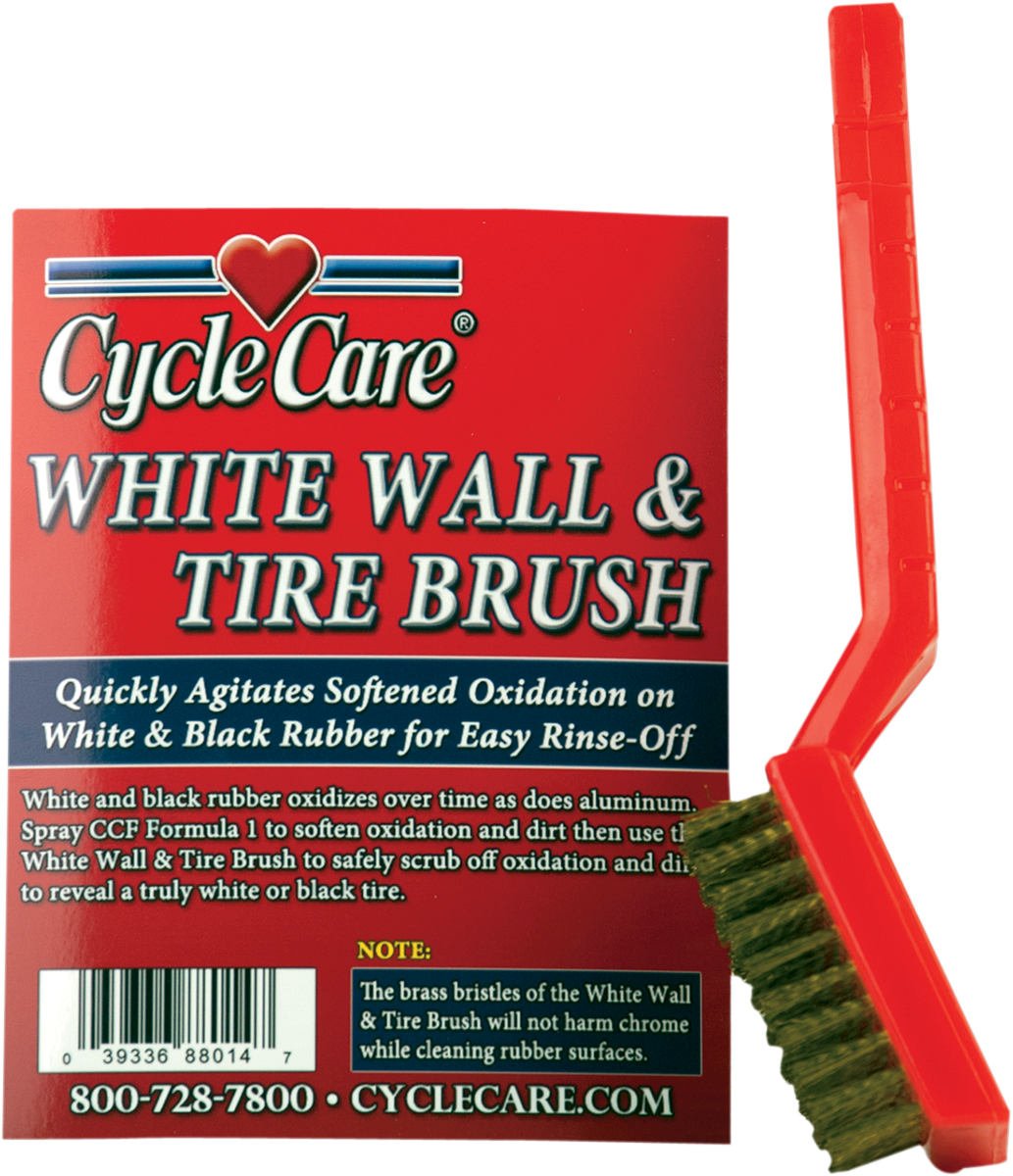 CYCLE CARE FORMULAS Whitewall and Tire Brush