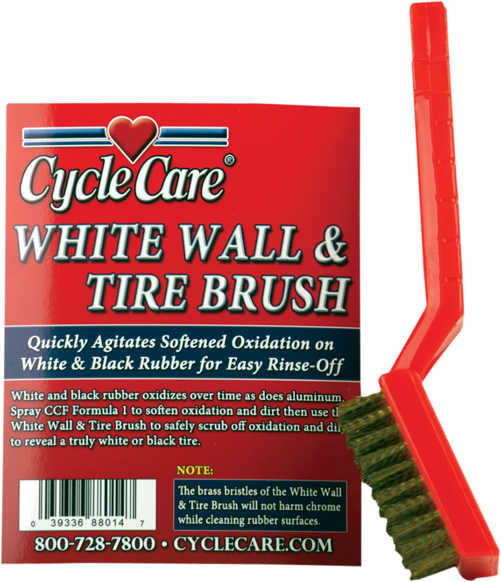 CYCLE CARE FORMULAS Whitewall and Tire Brush