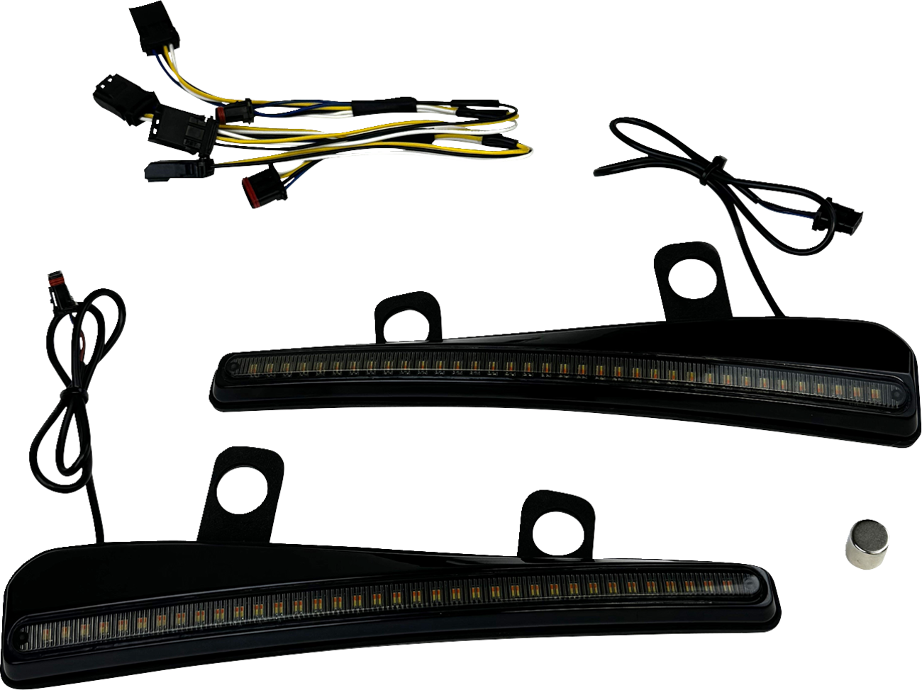 Custom Dynamics Side Facing LED Windshield Trim With Turn Signals For Harley FLTRX/S 2023-2025