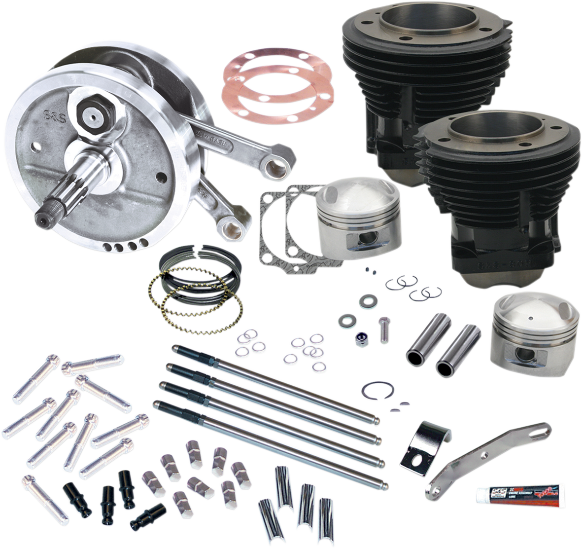 S&S CYCLE Sidewinder® Big Bore Stroker Engine Performance Kit