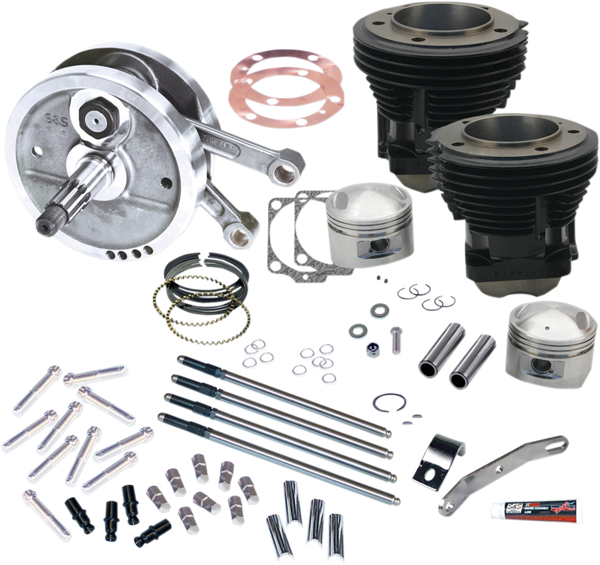 S&S CYCLE Sidewinder® Big Bore Stroker Engine Performance Kit