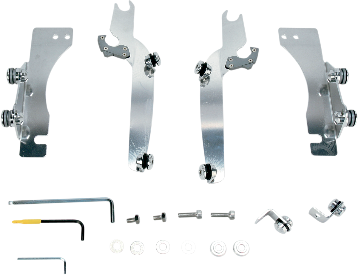 Memphis Shades Metric Sportshield Trigger-Lock Mount Kit Suzuki C50 Boulevard / Intruder Volusia