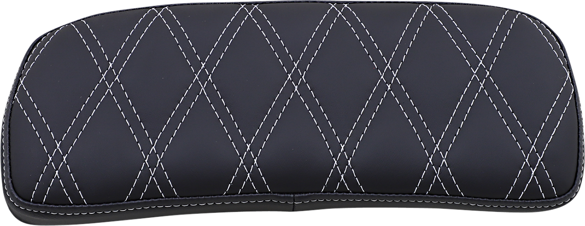 Drag specialties seats Chopped Tour-Pak Pad - Double Diamond - Black/Silver