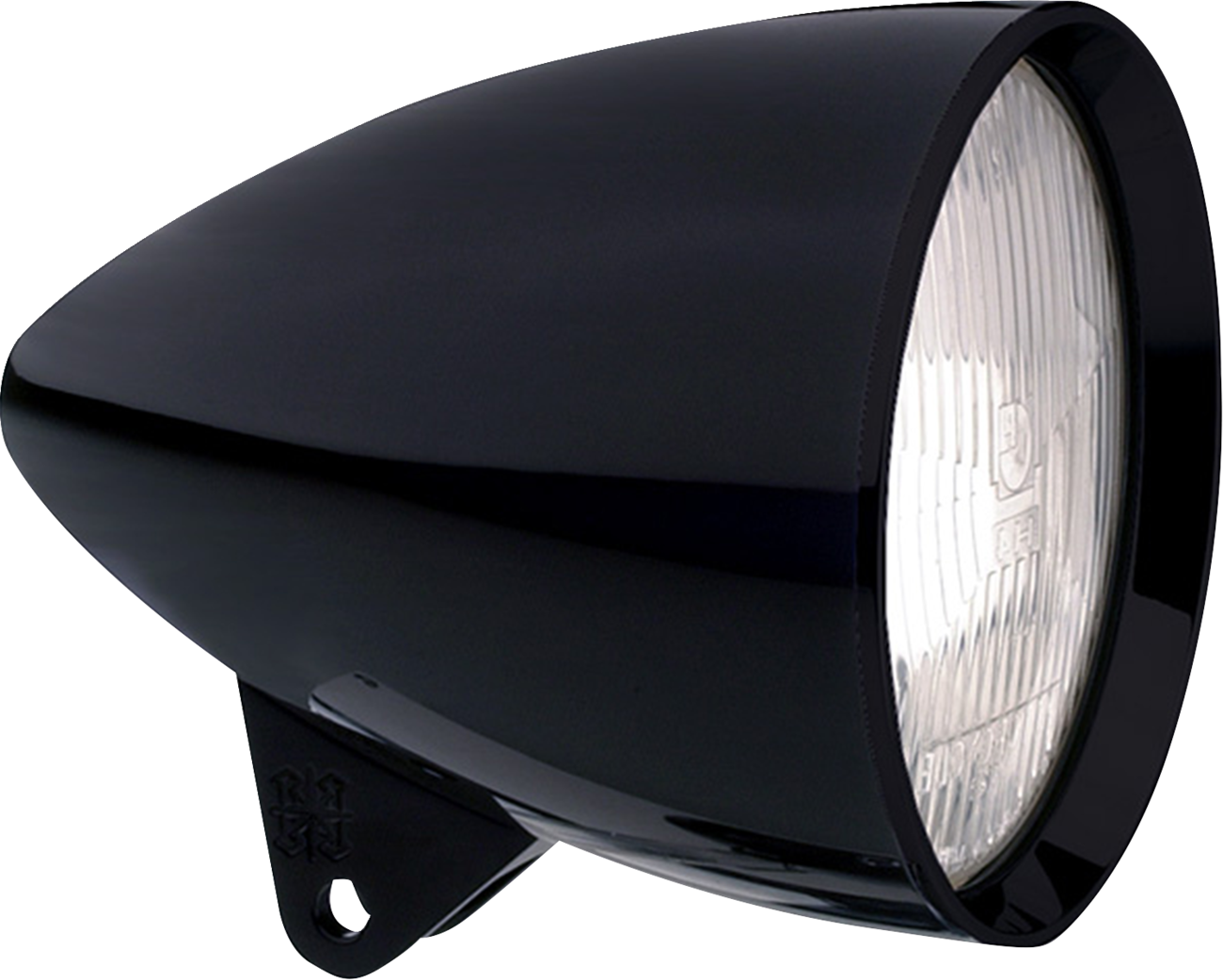 Headwinds Headlight Housing - 4-1/2" - Bradley Concours Rocket - Gloss Black